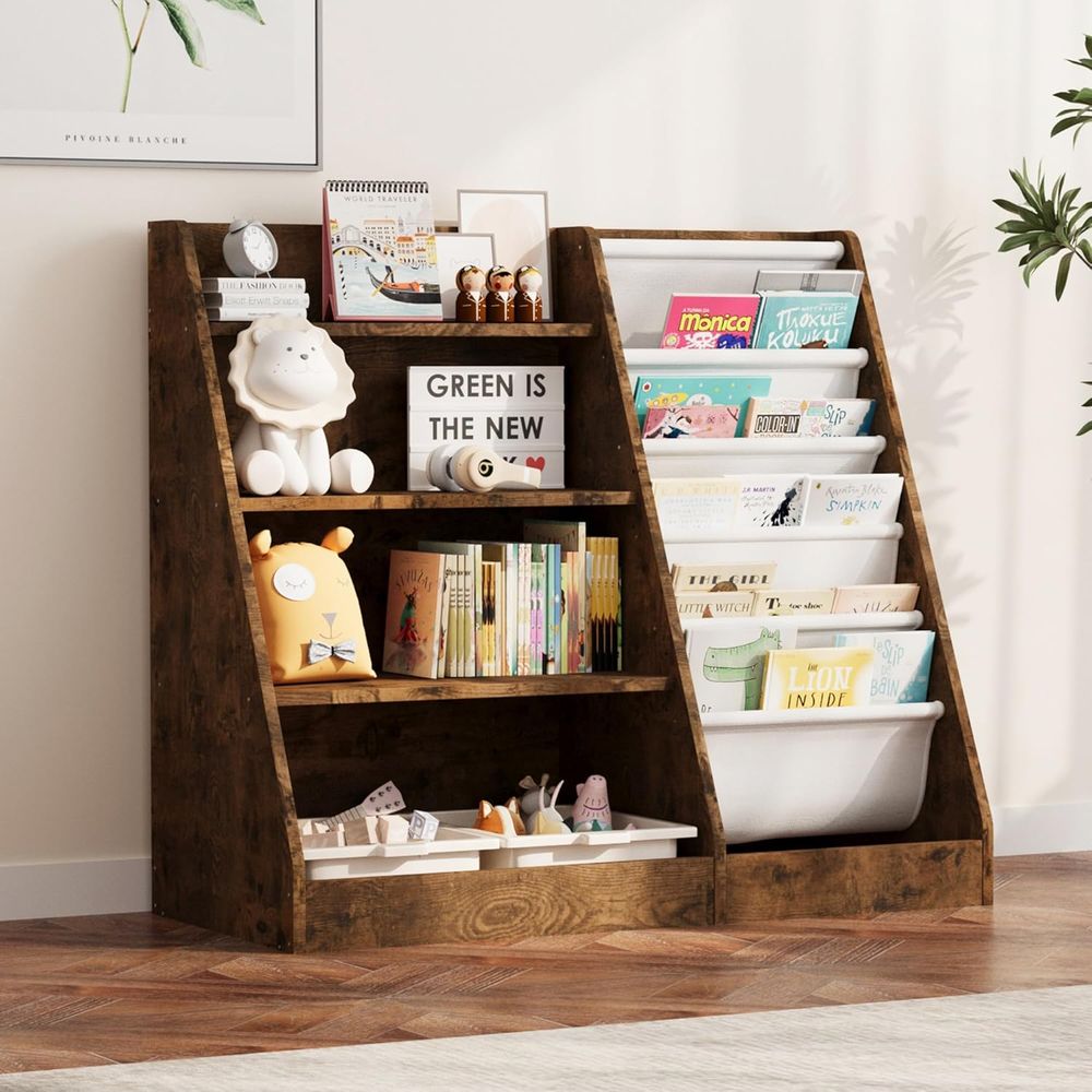 Estantería de Madera de 4 Nive - Nursery reseña y precio