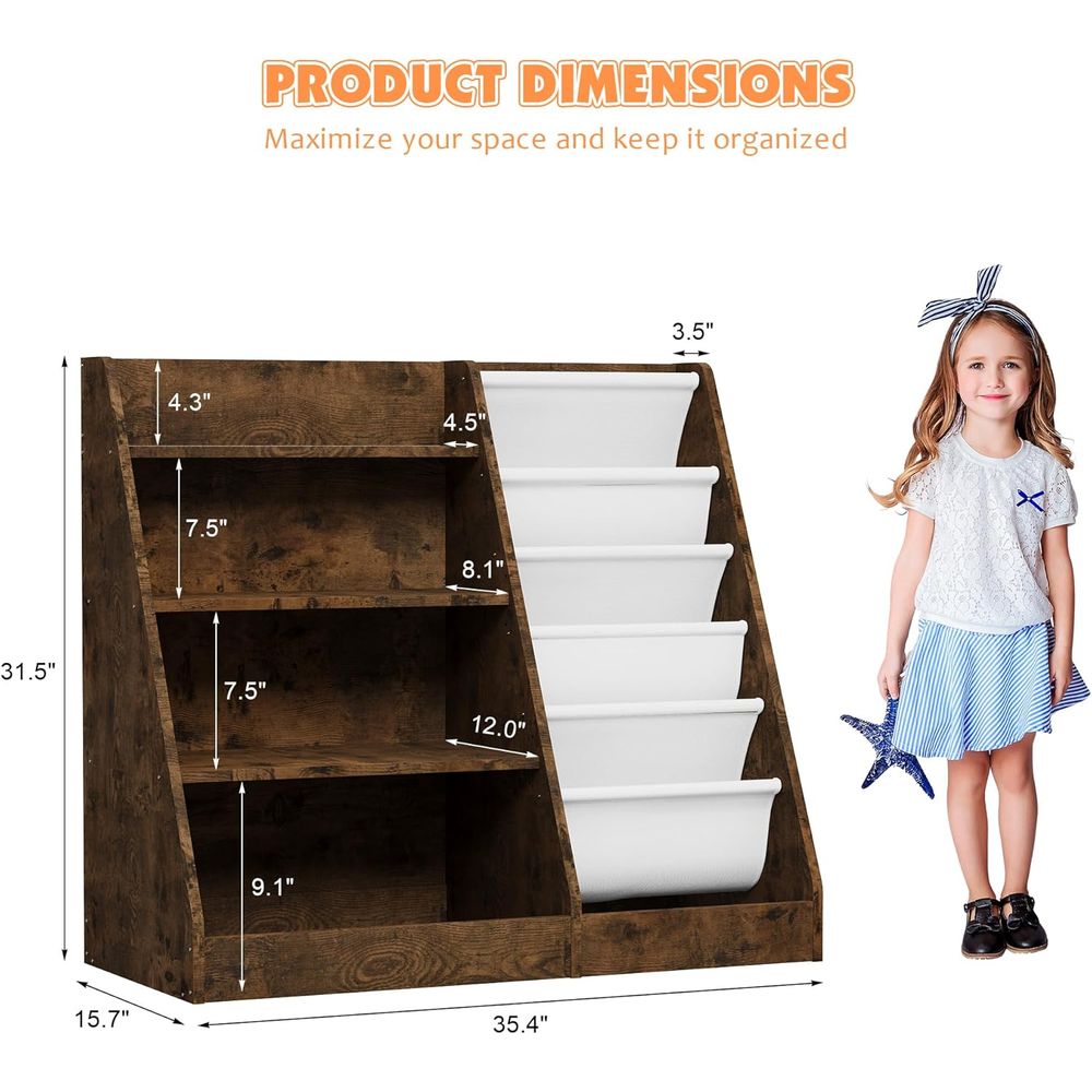 Estantería de Madera de 4 Nive - Nursery reseña y precio