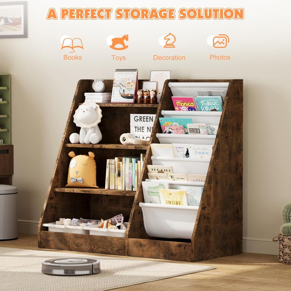 Estantería de Madera de 4 Nive - Nursery reseña y precio